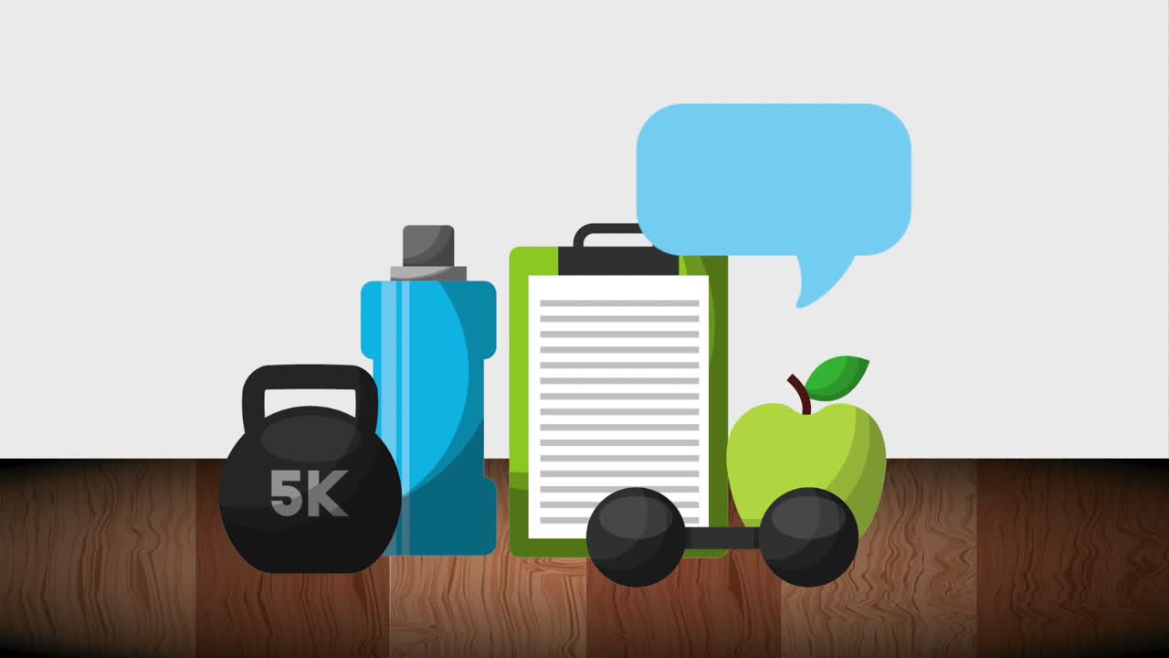 건강한 라이프 스타일 컨셉