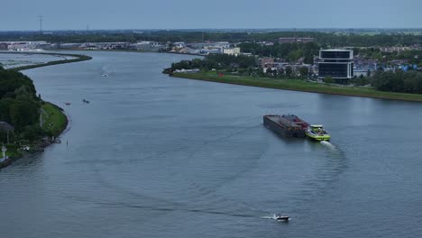 oude maas river at dordrecht