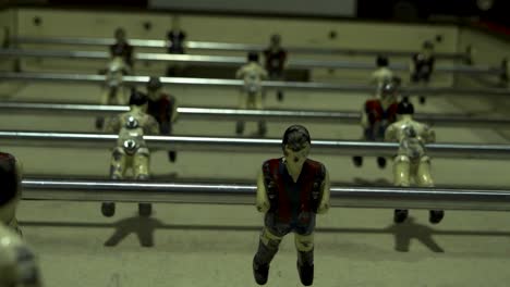 Vintage-foosball-figures-in-Real-Madrid-vs