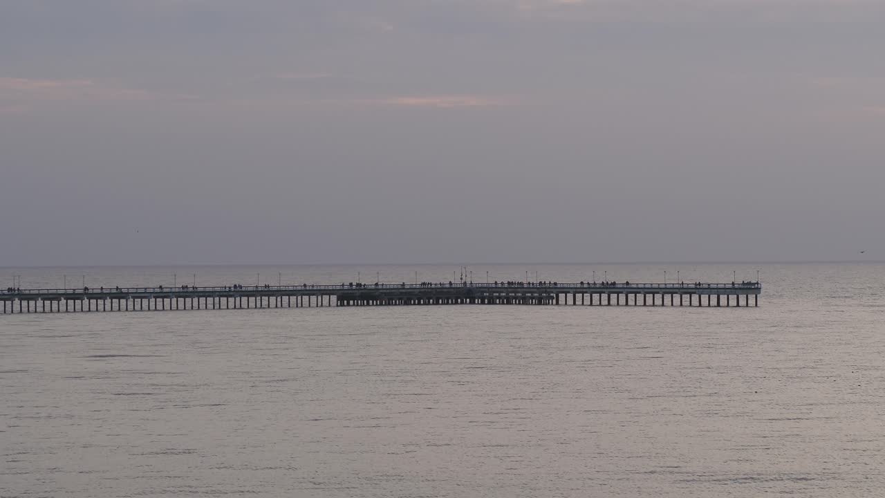 팔랑가 다리, 리투아니아의 드론 조감도