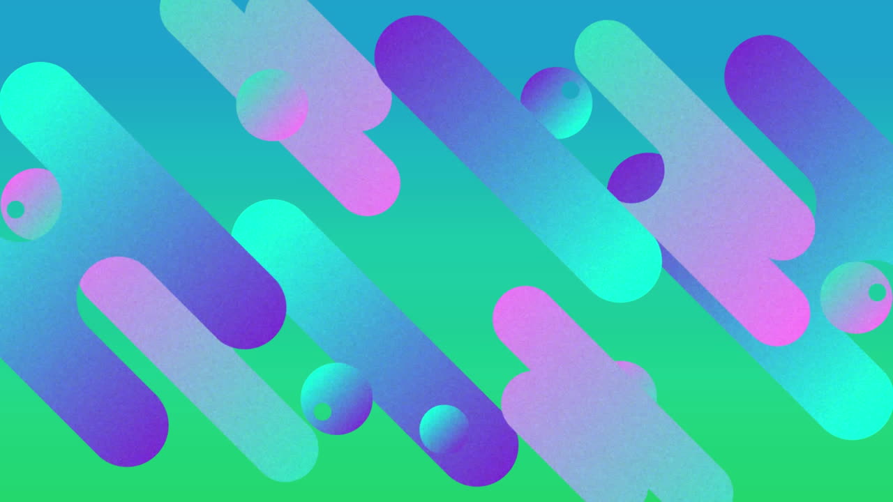 formas de píldoras y círculos