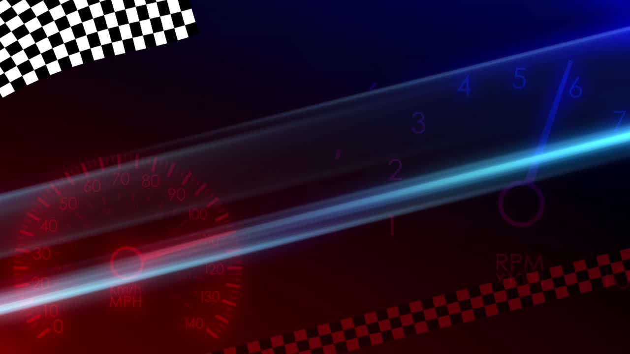 Race Car Dashboard Graphic