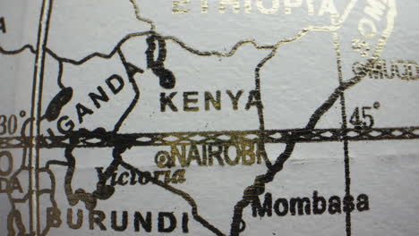 map of kenya and surrounding areas