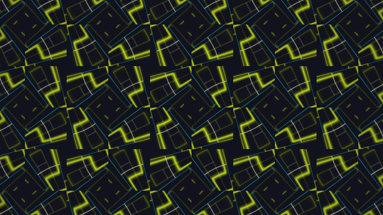 hi tech digital geométrico disco bucle