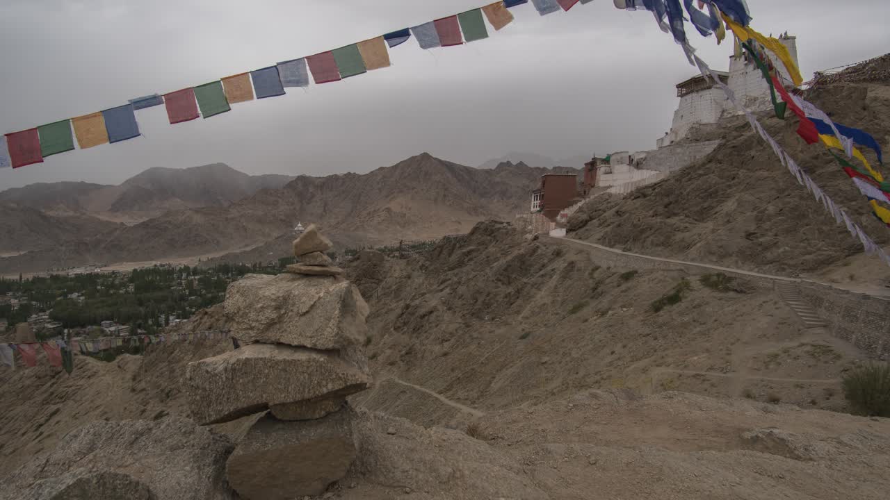 Ladakh Monastery and Mountains