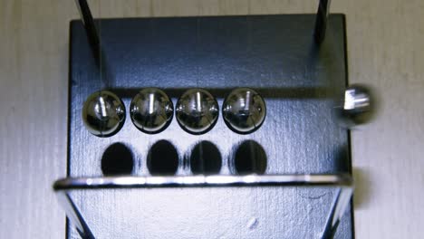Newtons Cradle in dental clinic