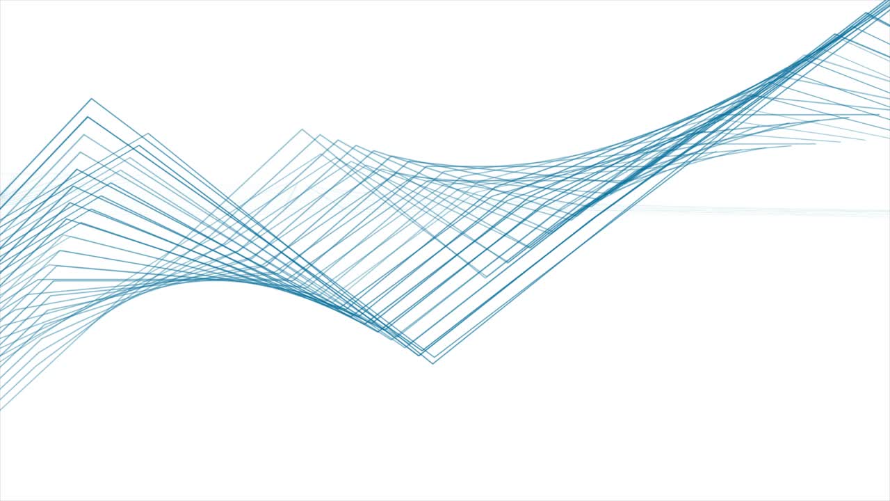 Sfondo in movimento astratto futuristico tecnologico con linee blu minimali
