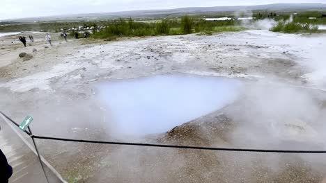 iceland - golden circle - capture the awe-inspiring geothermal activity at iceland's geysir geothermal area