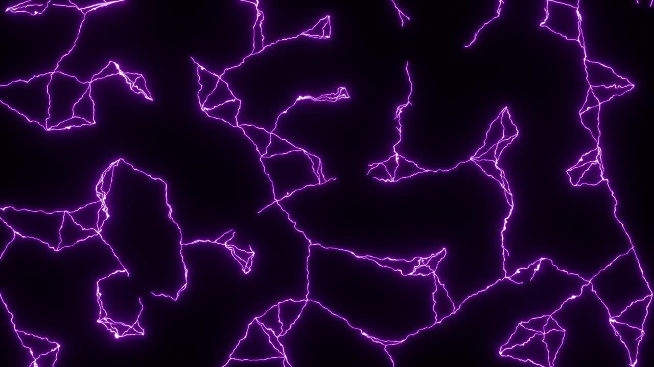 Electrical arcs neon lightning retro future vr voltage glow vector tron loop 4k