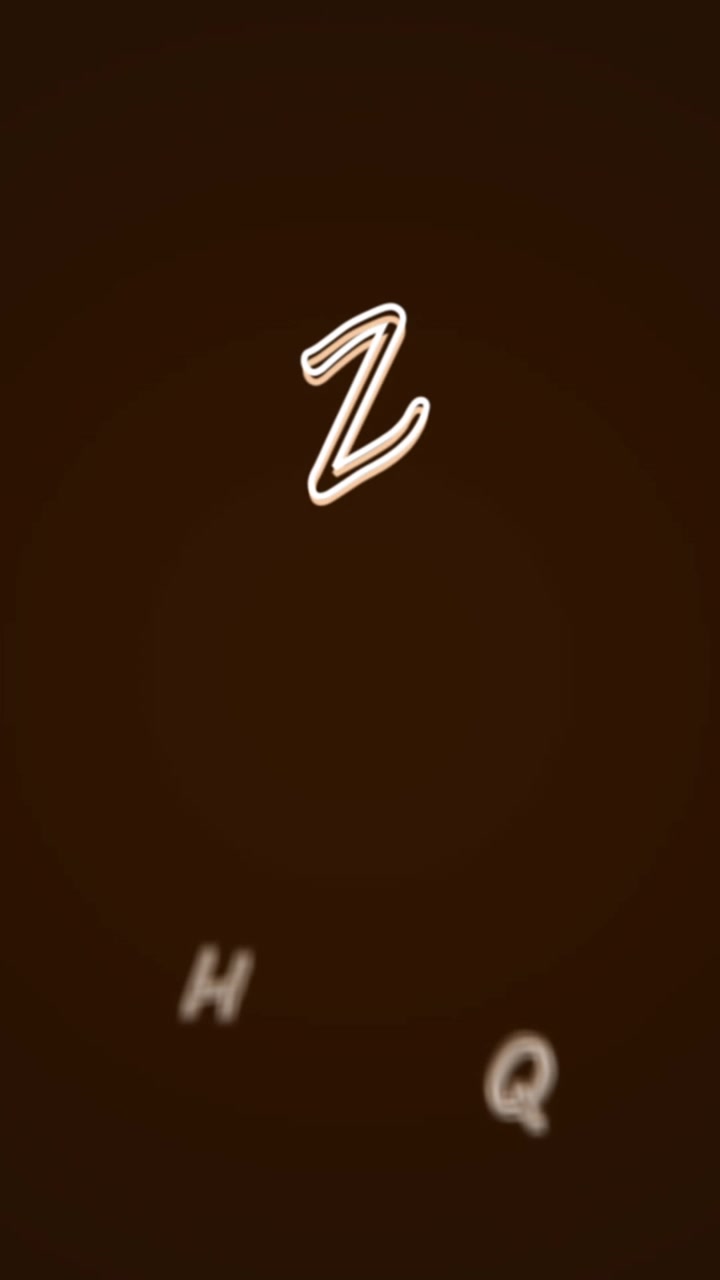 Digital animation of multiple alphabets floating and moving against black background