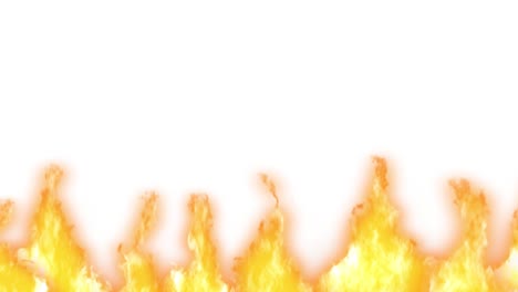 animated fire sequence with fluctuating intensity