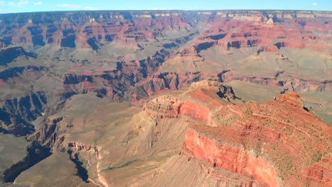 drone aerial shot of the grand canyon in arizona, usa