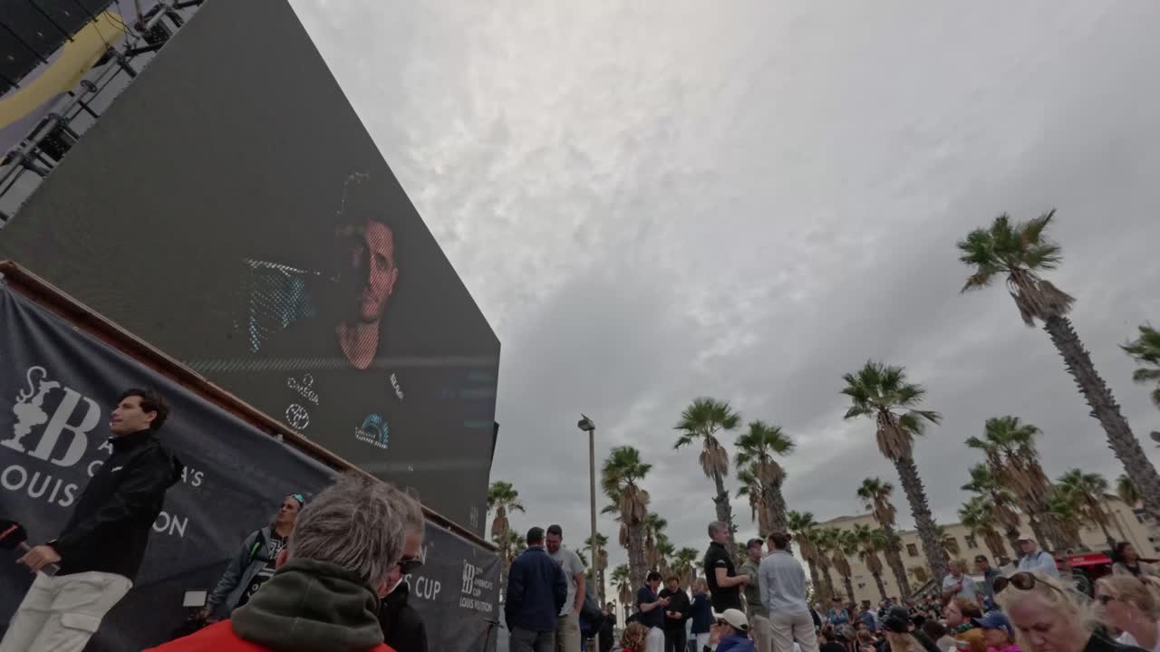 37th America's Cup in Barcelona: Public Viewing of Sailing Race