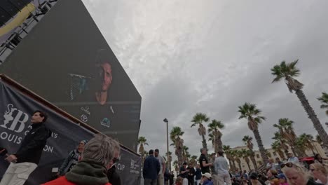 37th america's cup in barcelona: public viewing of sailing race