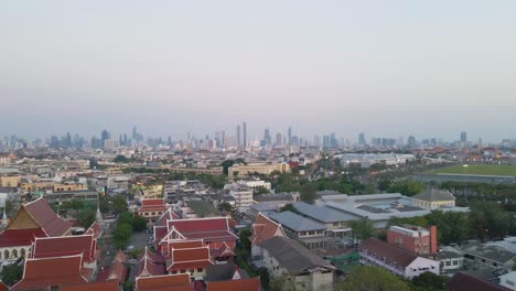 thailand drone footage of bangkok's amazing skyline