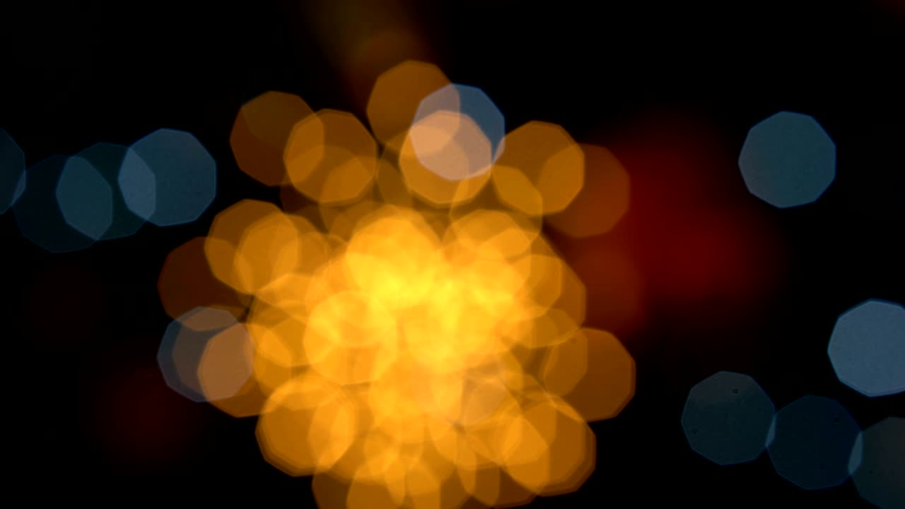 Farverige lys bokeh
