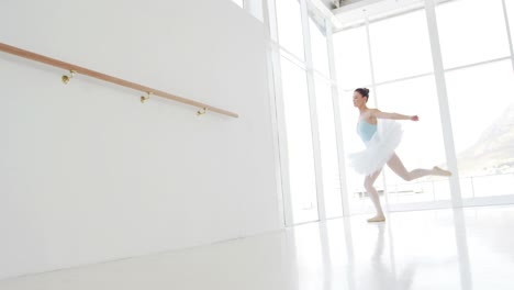 ballerina practicing ballet dance