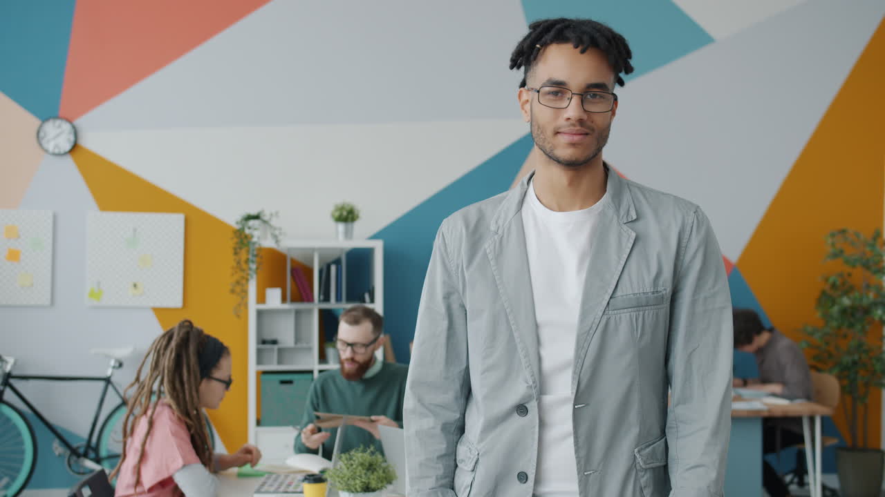 Young Professional in a Modern Office