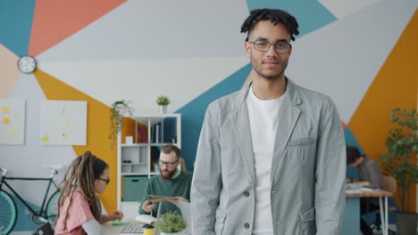 young professional in a modern office