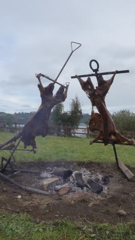 fiestas patrias chile cordero lamb stick chiloe