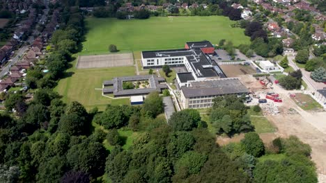 el nuevo edificio de la escuela de niñas simon langton en canterbury, kent, reino unido
