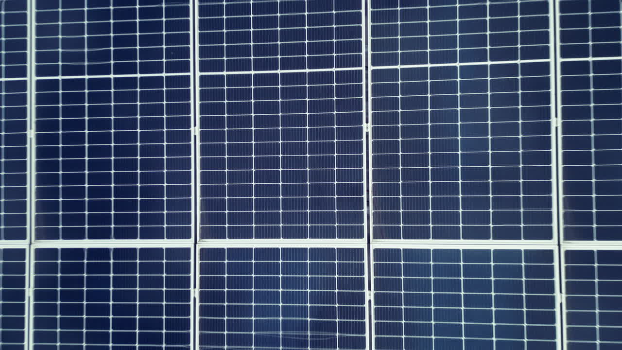 vista del avión no tripulado, techo de panel solar