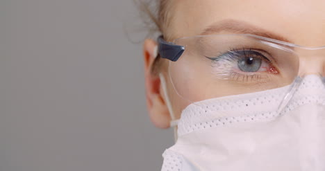 Portrait-Of-Surgeon-Close-Up-Doctor-With-Protective-Mask-Extreme-Close-Up