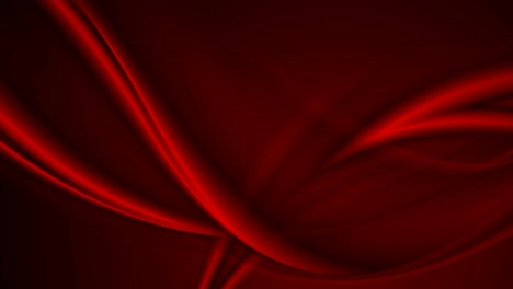 abstract shiny smooth dark red waves motion background
