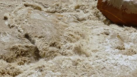 Beautiful-cinematic-shot-of-rive-ganges-gushing-down-the-steam-from-the-origin-in-uttarkhand-region-of-india