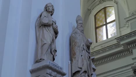 close up view palermo cathedral church italy