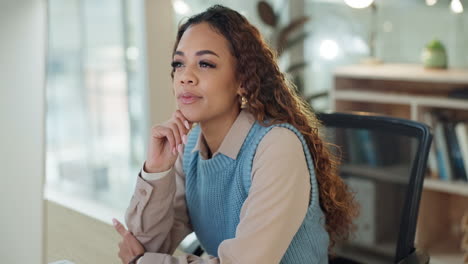 Woman,-reading-and-thinking-of-research