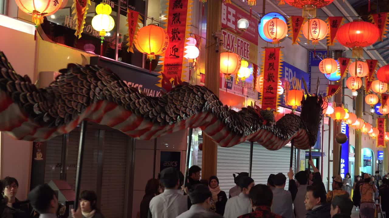 The Nagasaki Lantern Festival is an annual event in Nagasaki City, Japan, originally started by Chinese residents to celebrate the Chinese New Year.