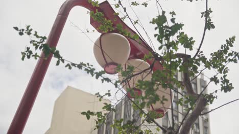 japanese red lantern in sao paulo