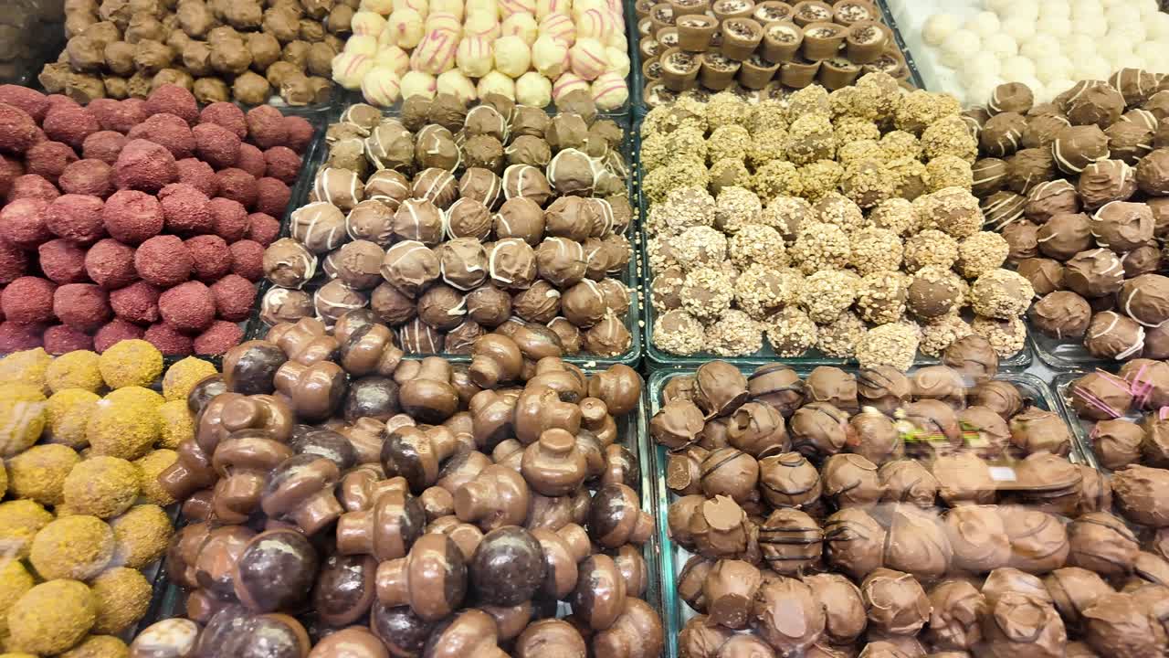 Assorted Chocolate Truffles and Candies