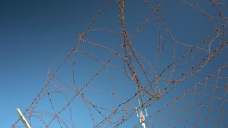 Ramparts-in-Jerusalem-Israel-barbed-wire