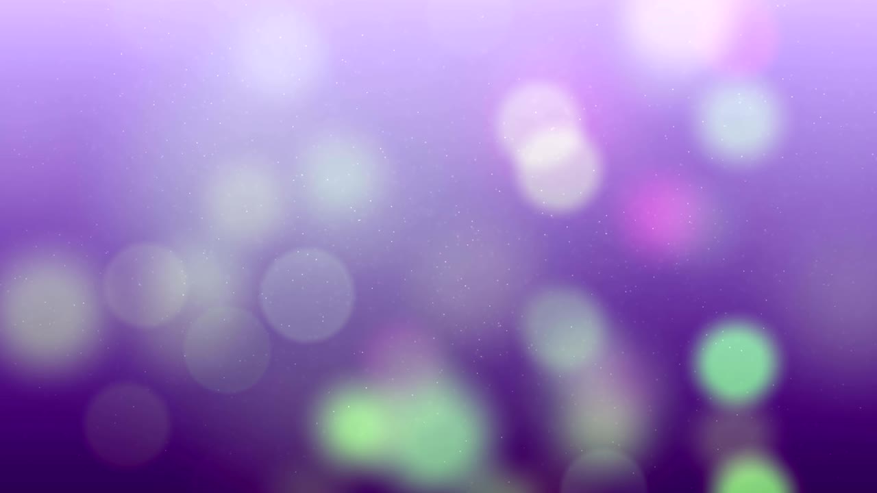 animación con bucle de bokeh colorido (púrpura)