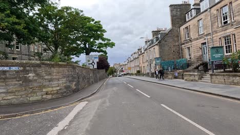 scenic drive through historic st andrews streets