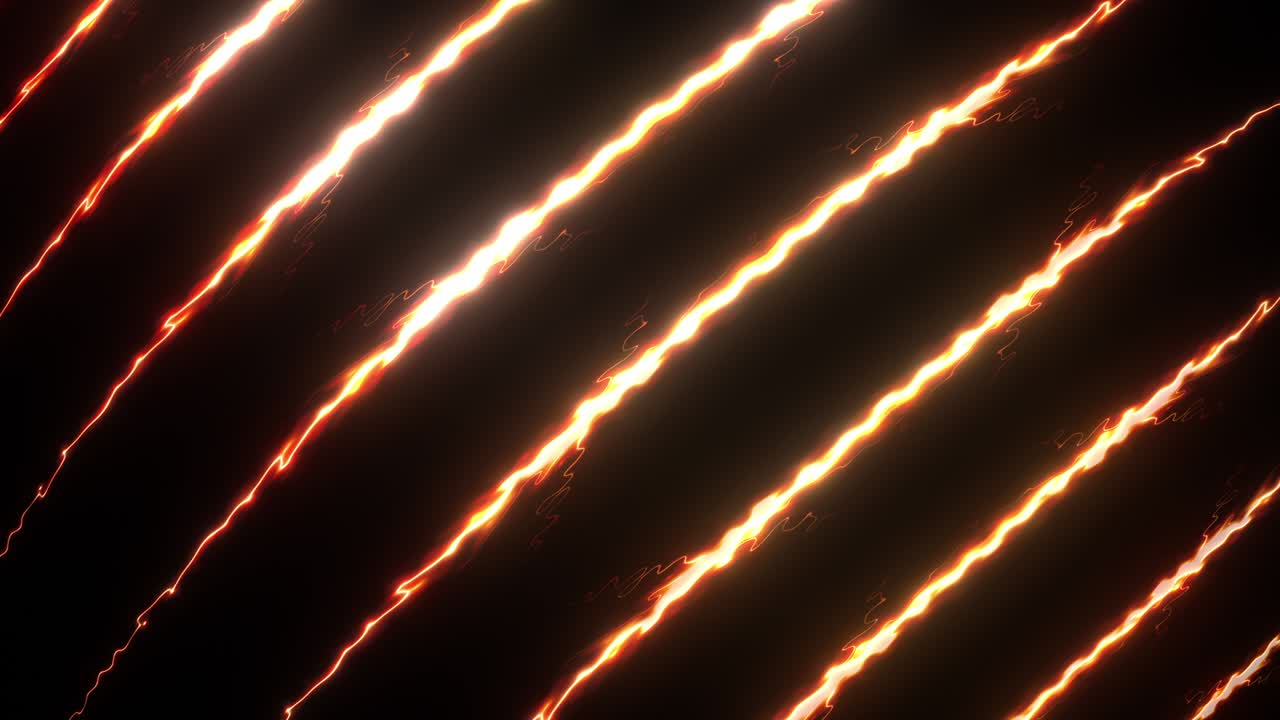 Close up electric pulse impact texture pattern rotation, sparking discharge electricity lines. 4K seamless loop glowing brightness electricity lightning pulse background. Lighting Visual effect.