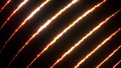 cerca de pulso eléctrico impacto patrón de textura rotación, chispas de descarga de líneas de electricidad. 4k bucle sin costuras brillo brillante luz de la electricidad pulso de relámpago de fondo. efecto visual de iluminación.