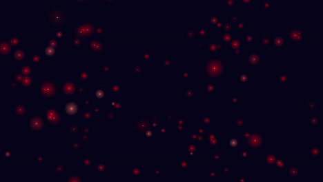 galaxia nocturna con luces de neón y estrellas volando al azar