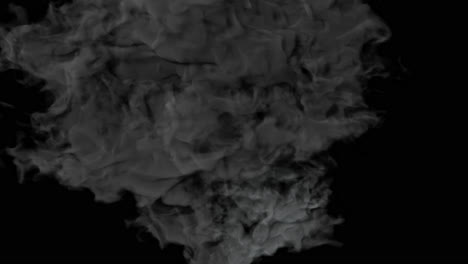 explosión de humo abstracta