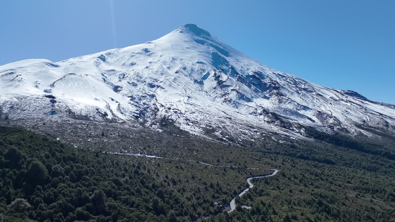 칠레 로스 라고스 의 페트로후에 있는 오소르노 화산