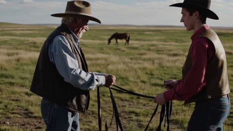 passing down the reins