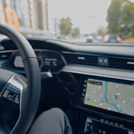 audi e-tron sportback interior. audi e-tron luxurious, comfortable and modern car interior