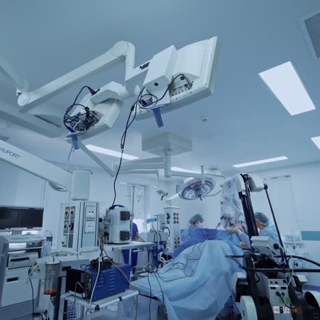 surgery team in operating room
