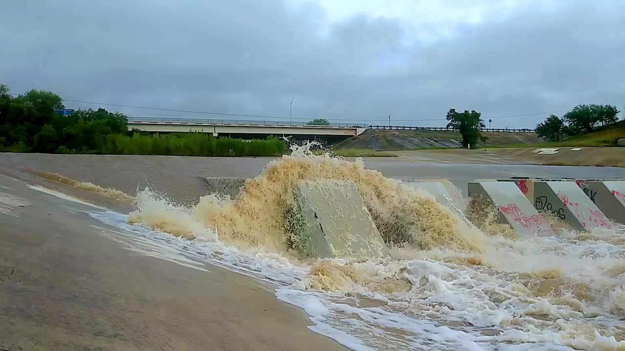 Rivers bursting after excessive rain drops 9 inchs in a matter of hours