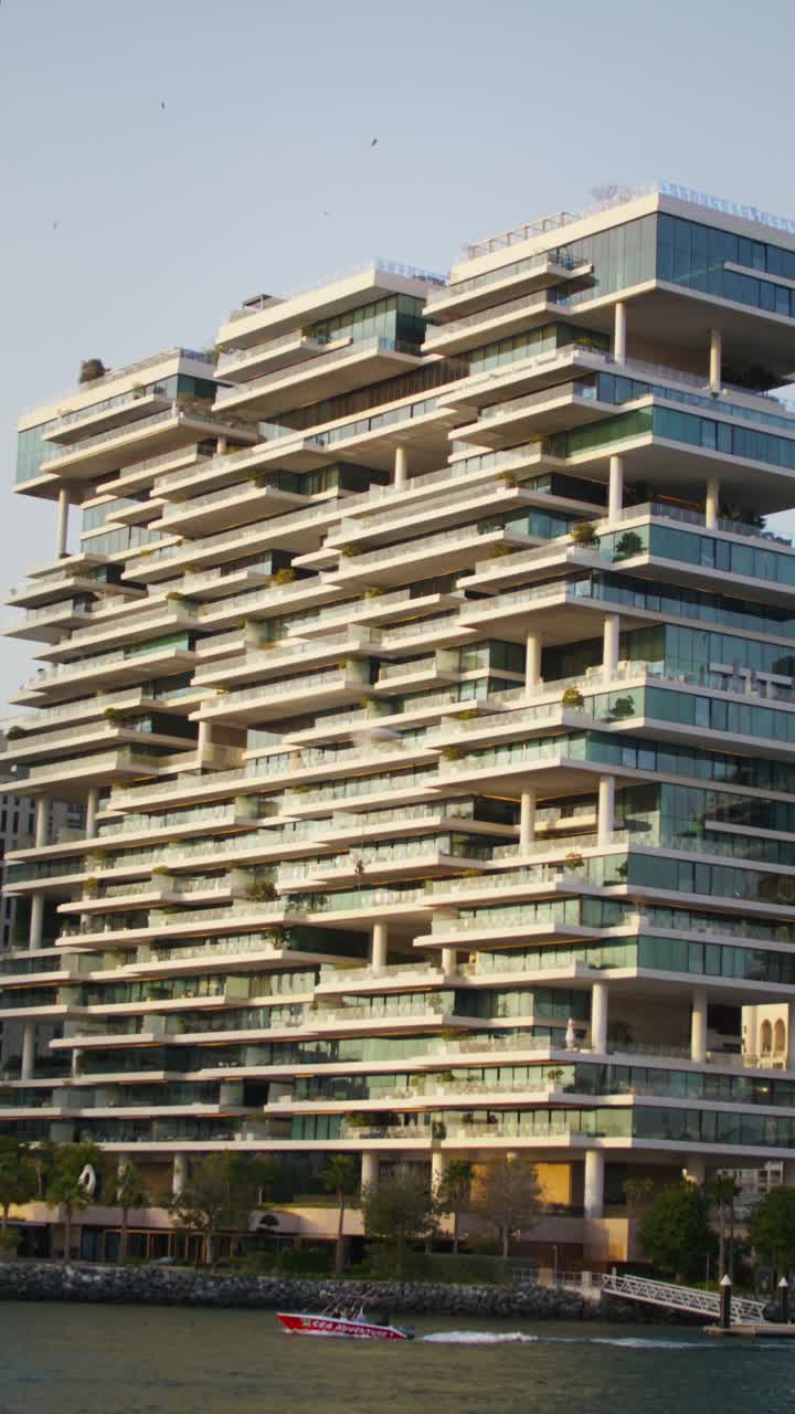 Modern Luxury High-Rise Apartment Building in Dubai