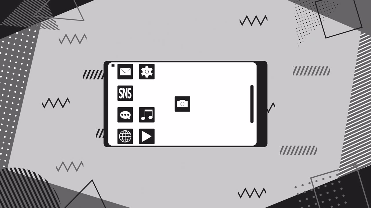 Smartphone Interface with Icons