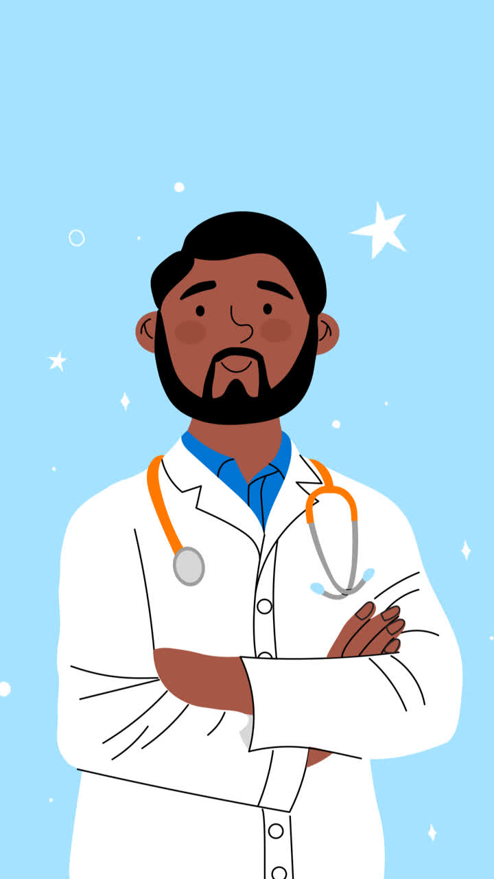 An animation of a Woman posing in underwear on the white background