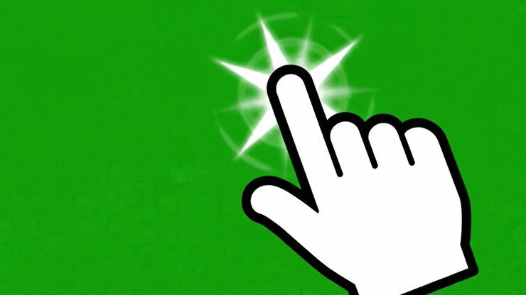 A Series of Interactive Gestures on a Green Background Highlighting Digital Interaction and User Engagement in a Vibrant Environment